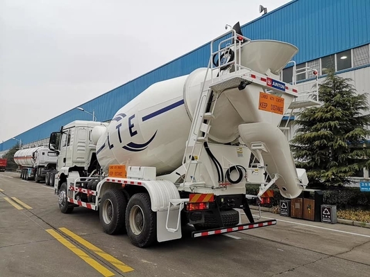 8-10cbm HOWO Shacman Zementmischer Truck Handgetriebe für Afrika