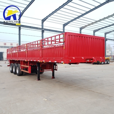 315/80r22.5.12r22.5 Reifen 2023 3-Achse 40 Tonnen 50 Tonnen Zaun Semi-Cargo Anhänger für afrikanische