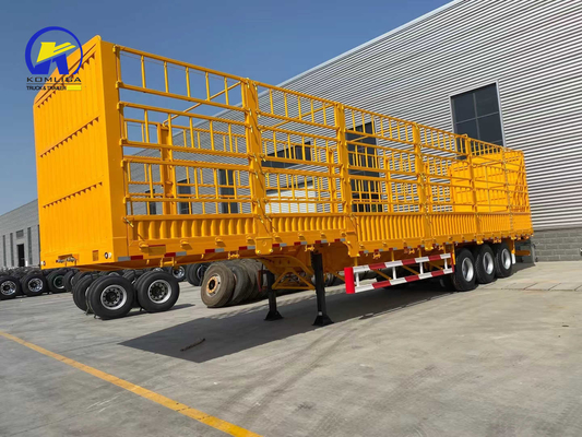 3achsige 40ft Container Seitenwand Semi-Anhänger Lkw mit Hauptstrahl Q345b Stahl im besten Fall