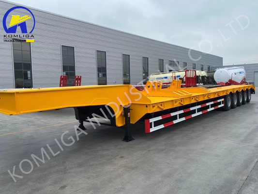 7000-8000mm Radstütze Anpassbar 5/6/7/8 Achsen Niedrig-Boy-Anhänger Niedrigbett-Semi-Anhänger