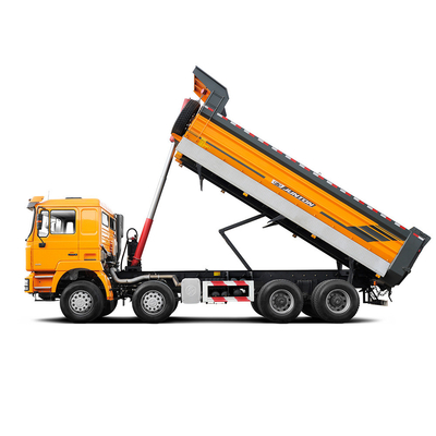 8X4 Hydraulischer Teleskopzylinder 12 Räder Shacman Kipper Truck für Baustelle