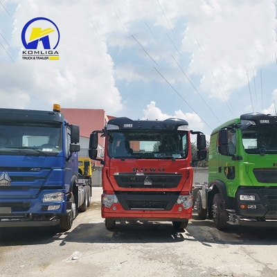 6.5 Geschwindigkeitsverhältnis Sino Truck HOWO 6X4 Prime Mover Trailer Head Traktor Truck mit Teilen