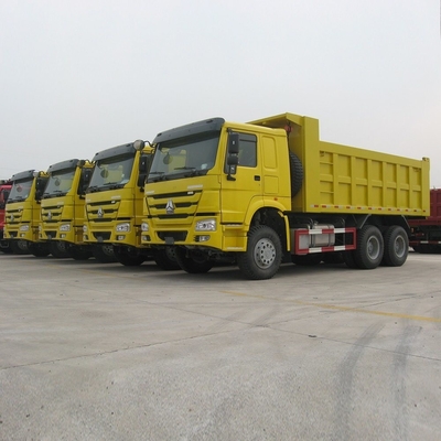6X4 10 Reifen Sandspender HOWO Dumper Truck mit Dieselmotor und Ladekapazität 21-30 t
