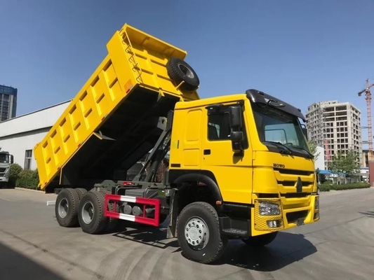 6X4 10 Reifen Sandspender HOWO Dumper Truck mit Dieselmotor und Ladekapazität 21-30 t