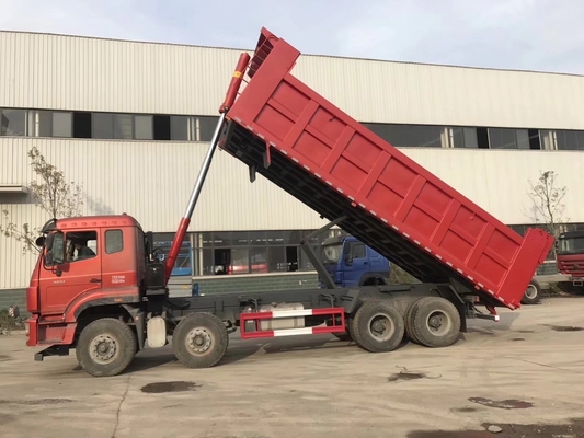 371 PS Sinotruck 40 Tonnen 12 Reifen HOWO Dumper Truck mit Rücksichtskamera und blaue Farbe