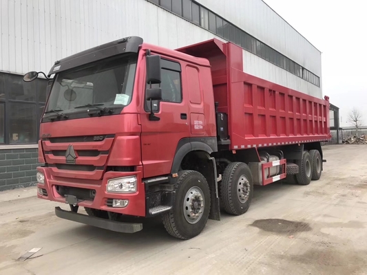 371 PS Sinotruck 40 Tonnen 12 Reifen HOWO Dumper Truck mit Rücksichtskamera und blaue Farbe