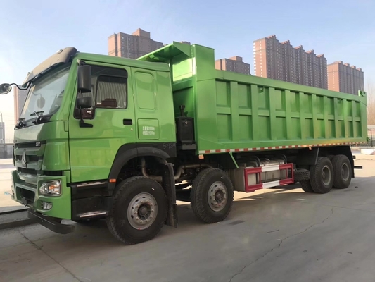 371 PS Sinotruck 40 Tonnen 12 Reifen HOWO Dumper Truck mit Rücksichtskamera und blaue Farbe