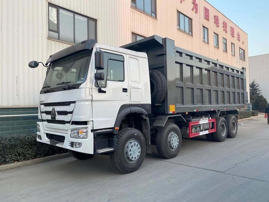 ISO-zertifizierter 12-Rad 8X4 Sinotruck 40 Kubikmeter Tipper Truck mit Vorderachse Hf9