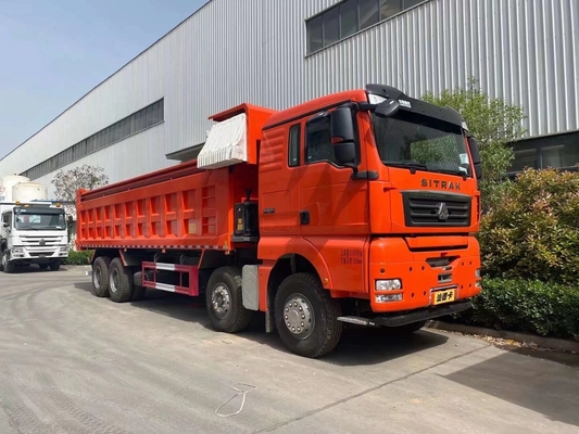 ISO-zertifizierter 12-Rad 8X4 Sinotruck 40 Kubikmeter Tipper Truck mit Vorderachse Hf9