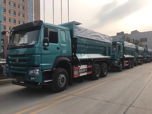 Sinotruk 380HP HOWO Dump Truck in den Philippinen mit Hw76 Kabine und DOT Reifenzertifizierung