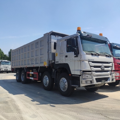 Radiale Reifenkonstruktion 41-50 t Ladekapazität Sinotruk HOWO 8X4 40 Tonnen Dump Truck in Pakistan