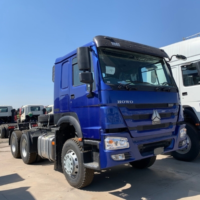 Radiale Reifenentwurf und Hw19710 Getriebe Sinotruk 6X4 HOWO Container Truck Head Tractor verwendet