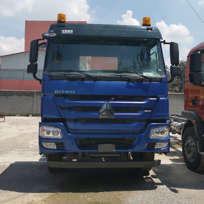 Radiale Reifenentwurf und Hw19710 Getriebe Sinotruk 6X4 HOWO Container Truck Head Tractor verwendet