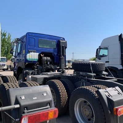 Radiale Reifenentwurf und Hw19710 Getriebe Sinotruk 6X4 HOWO Container Truck Head Tractor verwendet