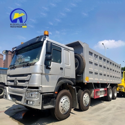8X4 371HP HOWO Sino Dump Truck Gebrauchtes Kipper Truck mit Ventral Tipper Hydraulisches Heben