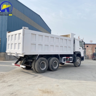 6X4 Gebraucht Sinotruk HOWO Dump Truck / Tipper 371HP 375HP mit einer Schlafkabine und Klimaanlage