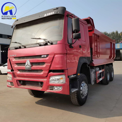 Nigeria Ghana HOWO 375 PS Gebraucht Sinotruk-Dump Truck mit Hw76 Kabine und 351-450 PS