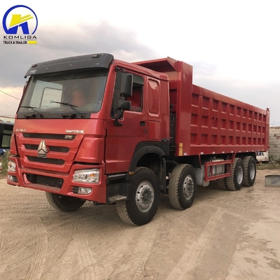 Sinotruck HOWO 8X4 Kipper Truck Gebraucht Sinotruck Dump Truck mit Zf8118 Lenksystem