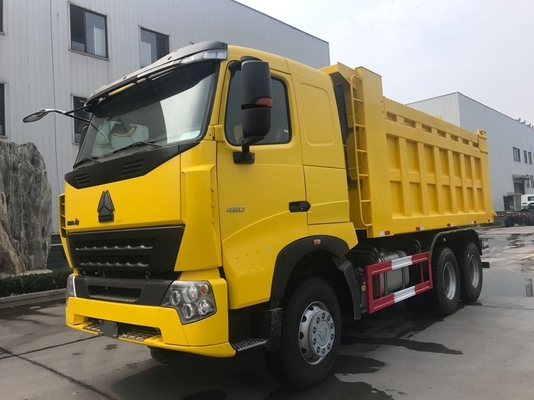 Radiale Reifenentwurf 420 PS 371 PS Sinotruk HOWO A7 Tipper Truck 6X4 Euro 2 Emissionsstandard