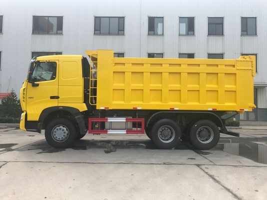 Radiale Reifenentwurf 420 PS 371 PS Sinotruk HOWO A7 Tipper Truck 6X4 Euro 2 Emissionsstandard