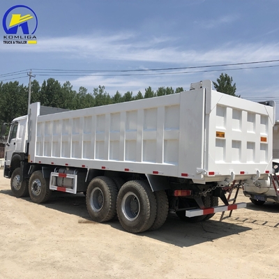 Gebrauchtes 8X4 60 Tonnen schweres HOWO-Dump Truck Sinotruk in gutem Zustand mit Radialreifen 1200r20