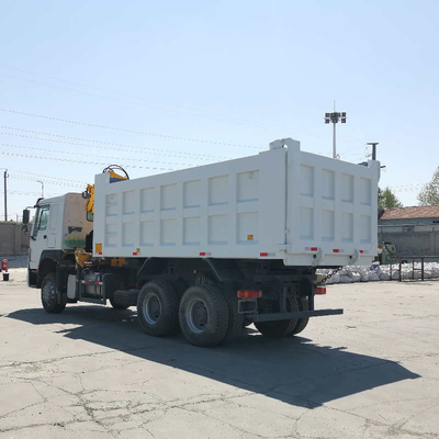 HF9 Vorderachse HOWO Sino Dump Truck mit Kran zu erschwinglichen Preisen