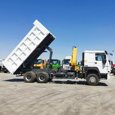 HF9 Vorderachse HOWO Sino Dump Truck mit Kran zu erschwinglichen Preisen