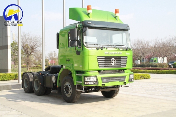 6X4 Traktor-LKW Schwerlast-Anhänger-LKW mit Mann 7,5 Tonnen Vorderachse Radiale Reifen-Design