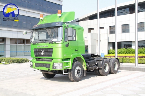 6X4 Traktor-LKW Schwerlast-Anhänger-LKW mit Mann 7,5 Tonnen Vorderachse Radiale Reifen-Design