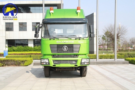 6X4 Traktor-LKW Schwerlast-Anhänger-LKW mit Mann 7,5 Tonnen Vorderachse Radiale Reifen-Design