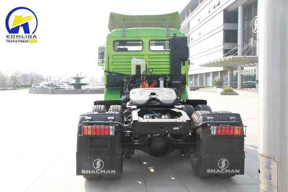 6X4 Traktor-LKW Schwerlast-Anhänger-LKW mit Mann 7,5 Tonnen Vorderachse Radiale Reifen-Design