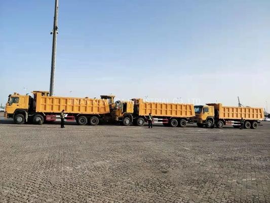 Cnhtc HOWO Sinotruk 8X4 Traktor/Tipper-Truck/Schwerlastwagen mit 300L Tanker