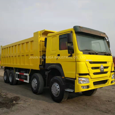 Sino Truck 12 Wheeler Rhd LHD 50tons Second Hand 8X4 Gebraucht HOWO Tipper Dump Truck für Sie