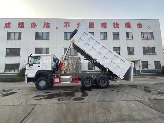 DOT-zertifizierter HOWO 6X4 Tipper Dump Truck mit 18m3 Kapazität und Front-Lifting-Stil