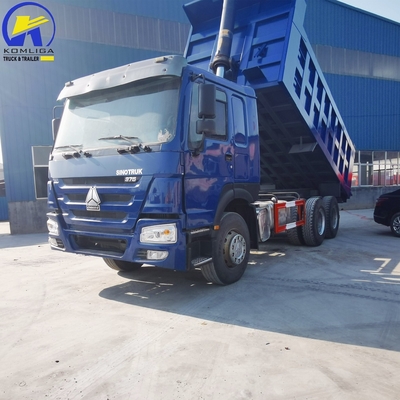 Handgetriebe 375 PS Sinotruk 6X4 Dump Tipper Truck mit 16 Tonnen Ladekapazität