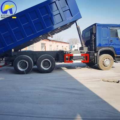 Handgetriebe 375 PS Sinotruk 6X4 Dump Tipper Truck mit 16 Tonnen Ladekapazität