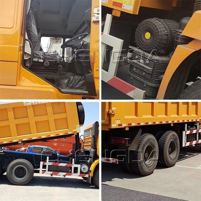 Shacman 6X4 10 Räder Dump Truck Tipper Truck mit Eimer Größe 5600X2300X1500