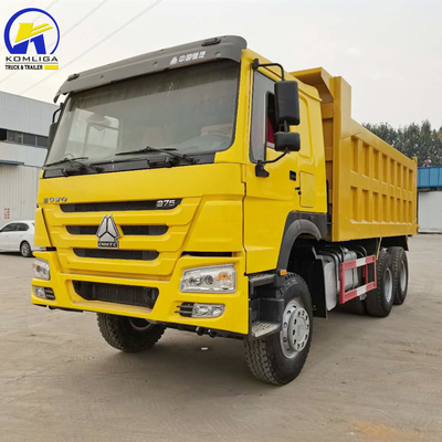 Gebrauchtes Sinotruk HOWO 375HP Dump Truck mit hoher PS 351-450hp in gutem Zustand