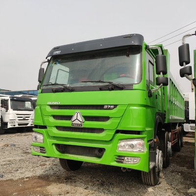 Euro 2-Emissionsstandard verwendet Sinotruk HOWO 375HP-Dump Truck mit 1200r20 Radialreifen