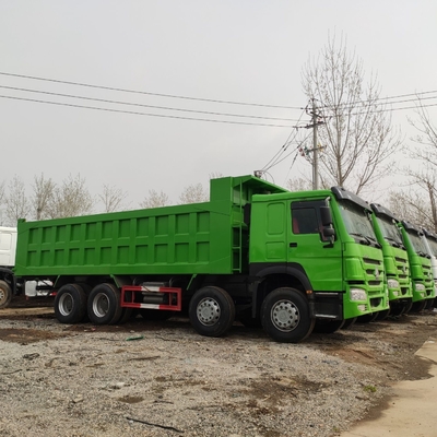 Euro 2-Emissionsstandard verwendet Sinotruk HOWO 375HP-Dump Truck mit 1200r20 Radialreifen