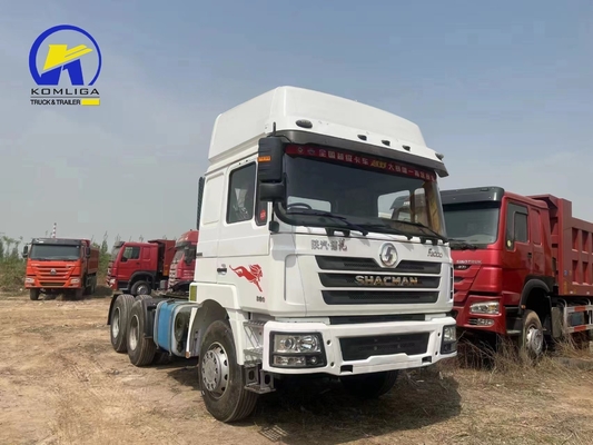 Shacman 6X4 Traktor Anhänger Kopftruck mit Hinterachse Mann 16 Tonnen Zwei-Stufen-Reduktionsgetriebe