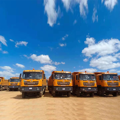 12 Räder Shacman 8X4 Dump Tipper Truck mit 375 PS und 10 1 Ersatzteilen