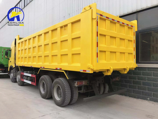 WD615.47.D12.42 Gebraucht 8X4 12 Reifen HOWO LKW Dump Tipper LKW mit Front Mittelfüllung