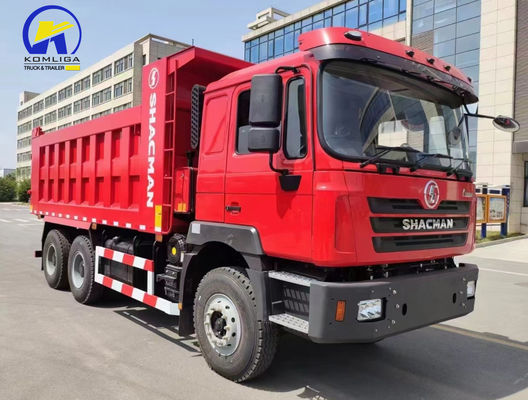 6X4 Antriebsrad Shacman Dump Tipper Truck mit Motorkapazität&gt;8L Afrikas Top-Wahl