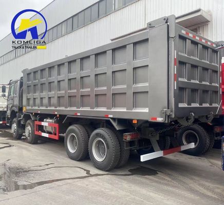 HOWO 8X4 12 Räder Tipper Truck mit Radial Reifen Design und 21-30t Ladekapazität