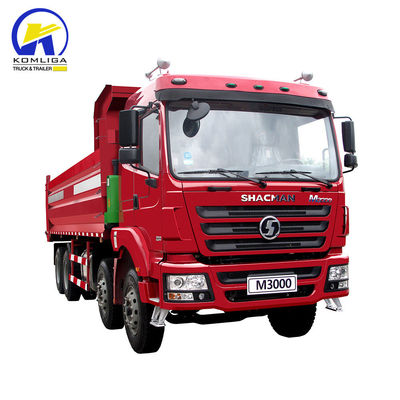 Shacman M3000 8X4 12 Reifen Kipper Dump Truck mit Vorderachse von 9 Tonnen Ladekapazität