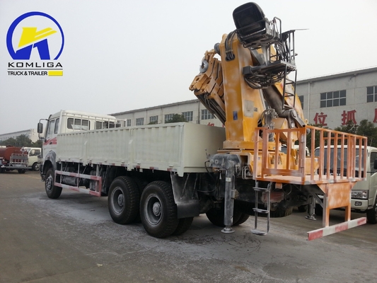 Zz3257n3847A 10-50t Hydraulik-Lkw-Kran mit 300L Tanker und Leistung