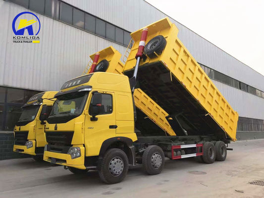 12 Räder 8X4 HOWO Abwasser-/Tipper-Lkw mit Vorderachse 9 Tonnen Ladekapazität und verwendet