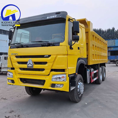 Gebrauchtes 6X4 Grade ein 371 PS 375 PS Sinotruck HOWO Tipper Dump Truck mit Radial Reifen Design