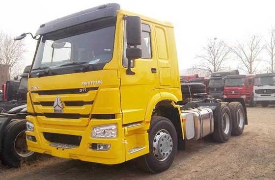 Radialreifenbau 371 PS Gebraucht Sinotruk HOWO 6*4 Traktorfahrzeug mit 9 Tonnen Vorderachse